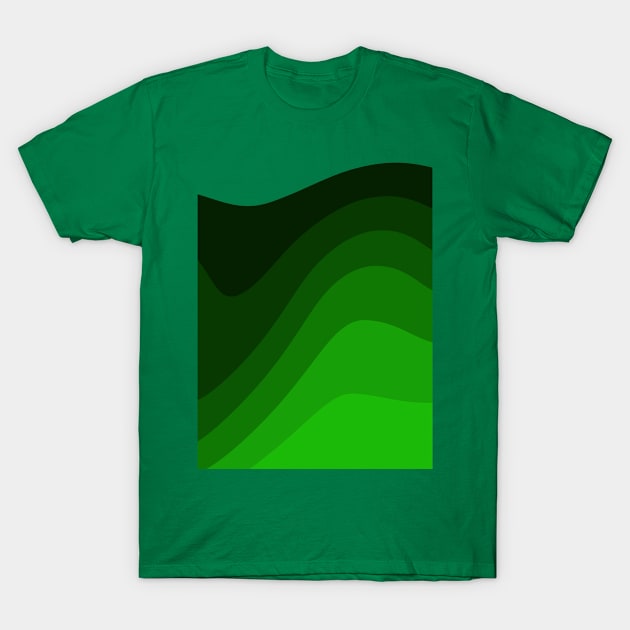 green wave T-Shirt by pholange